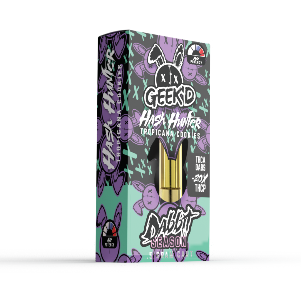HASH HUNTER TROPICANA COOKIES – THC-A 20x CARTRIDGE – SATIVA
