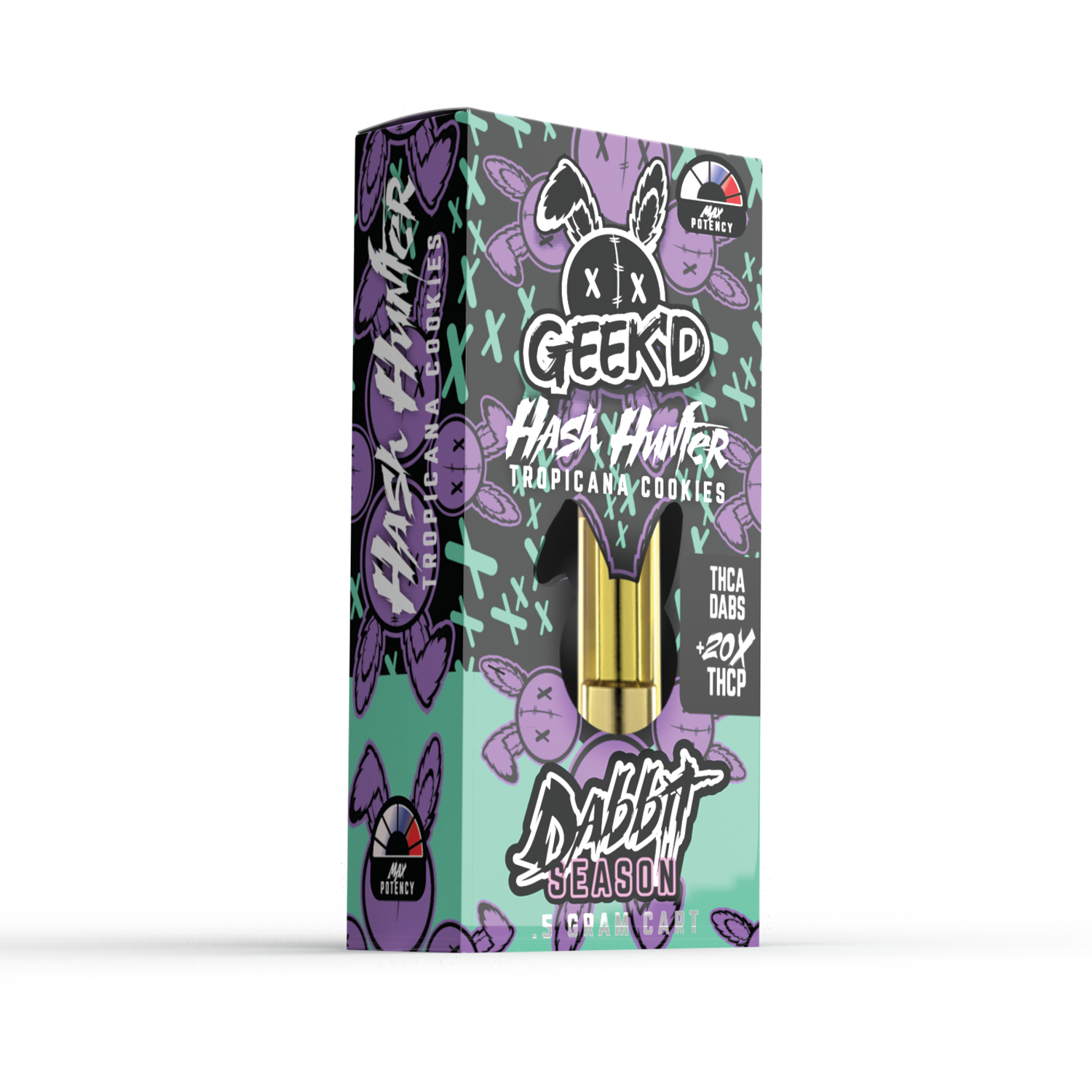 HASH HUNTER TROPICANA COOKIES – THC-A 20x CARTRIDGE – SATIVA