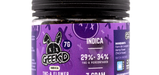 Buy Grape Cream Cake Indica Geek’d 7G THC-A Flower