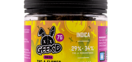 Buy Lemon Cherry Gelato Indica Geek’d 7G THCA Flower