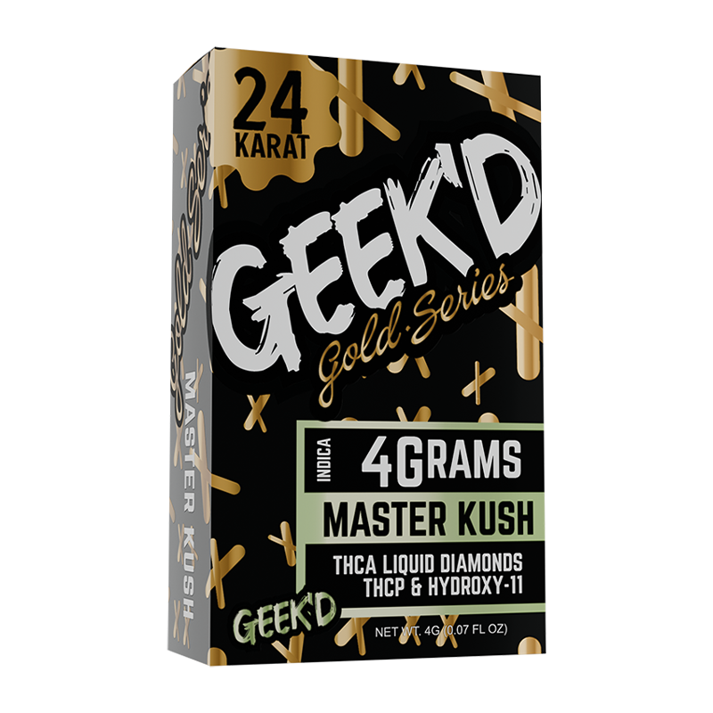 GEEK’D 24K GOLD SERIES MASTER KUSH INDICA