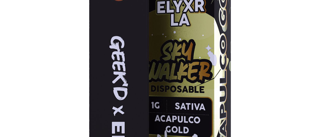 GEEK’D X ELYXR LA, THCA+THCP 1-GRAM DISPOSABLE, ACAPULCO GOLD SATIVA