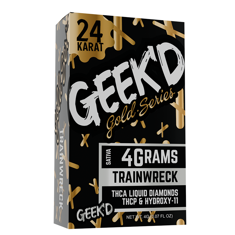 Geek’d 24K Gold Series | Trainwreck Sativa 1G