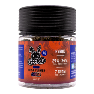 Geek’d 7G THCA Flower – Oreoz – Hybrid