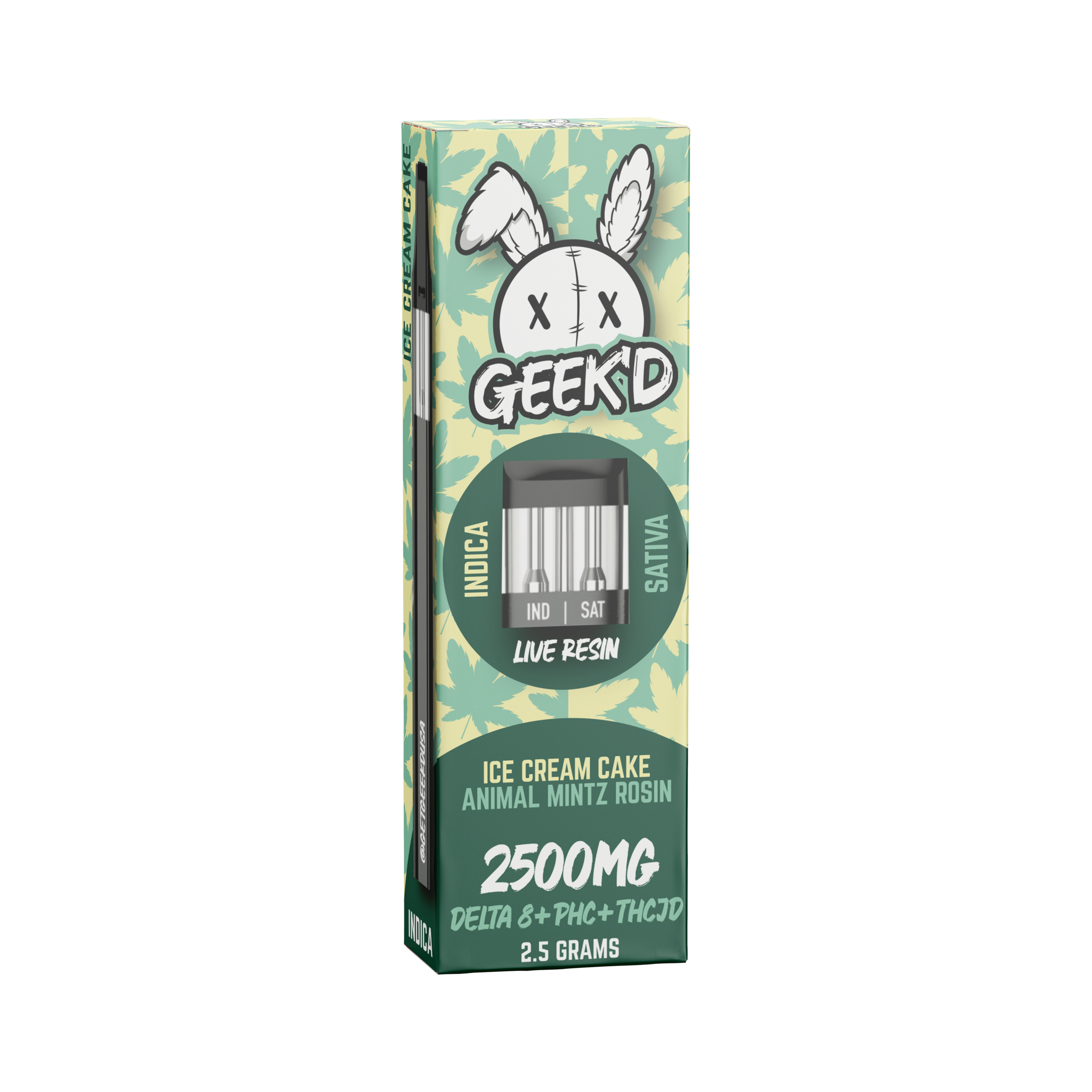 Geek’d Ice Cream Cake & Animal Mintz Rosin Switch Disposable
