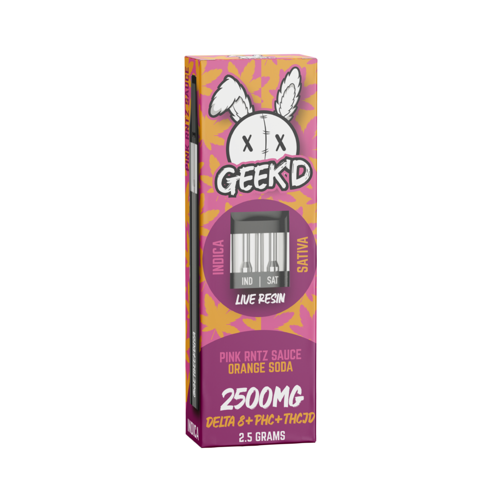 Geek’d Pink Runtz Sauce & Orange Soda | 2.5G Switch Disposable