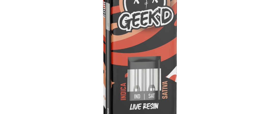 Geek’d Sour Tangie Rosin & Papaya Rosin 2.5g Switch Disposable