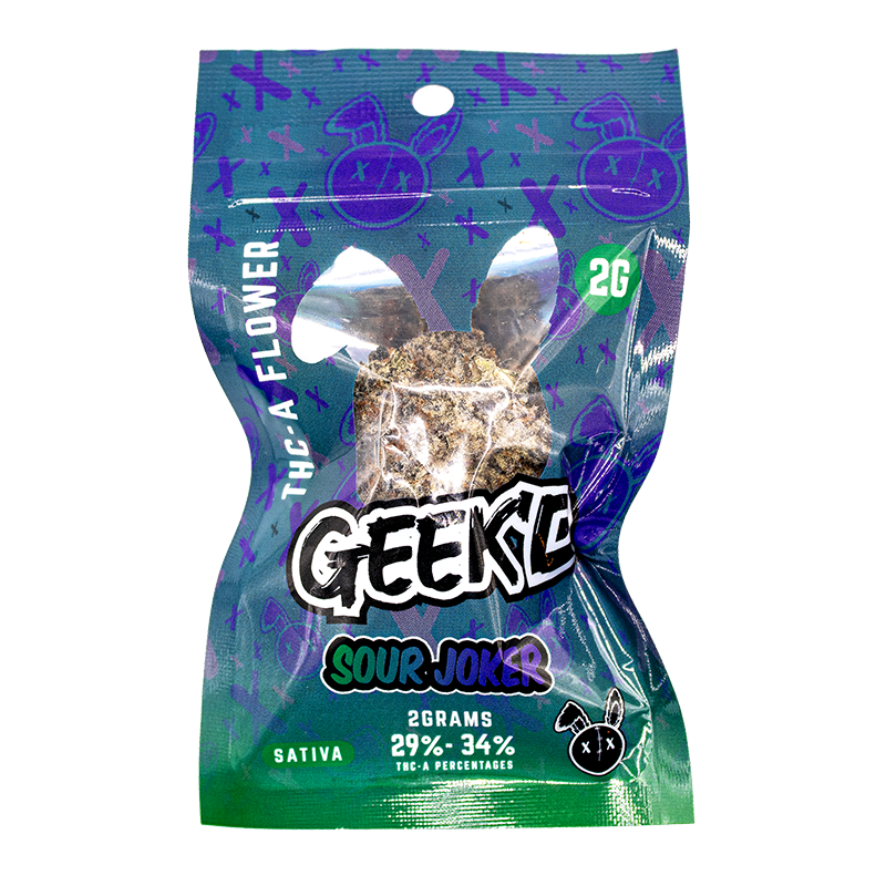 Geek’d THCA Flower – Sour Joker – Sativa